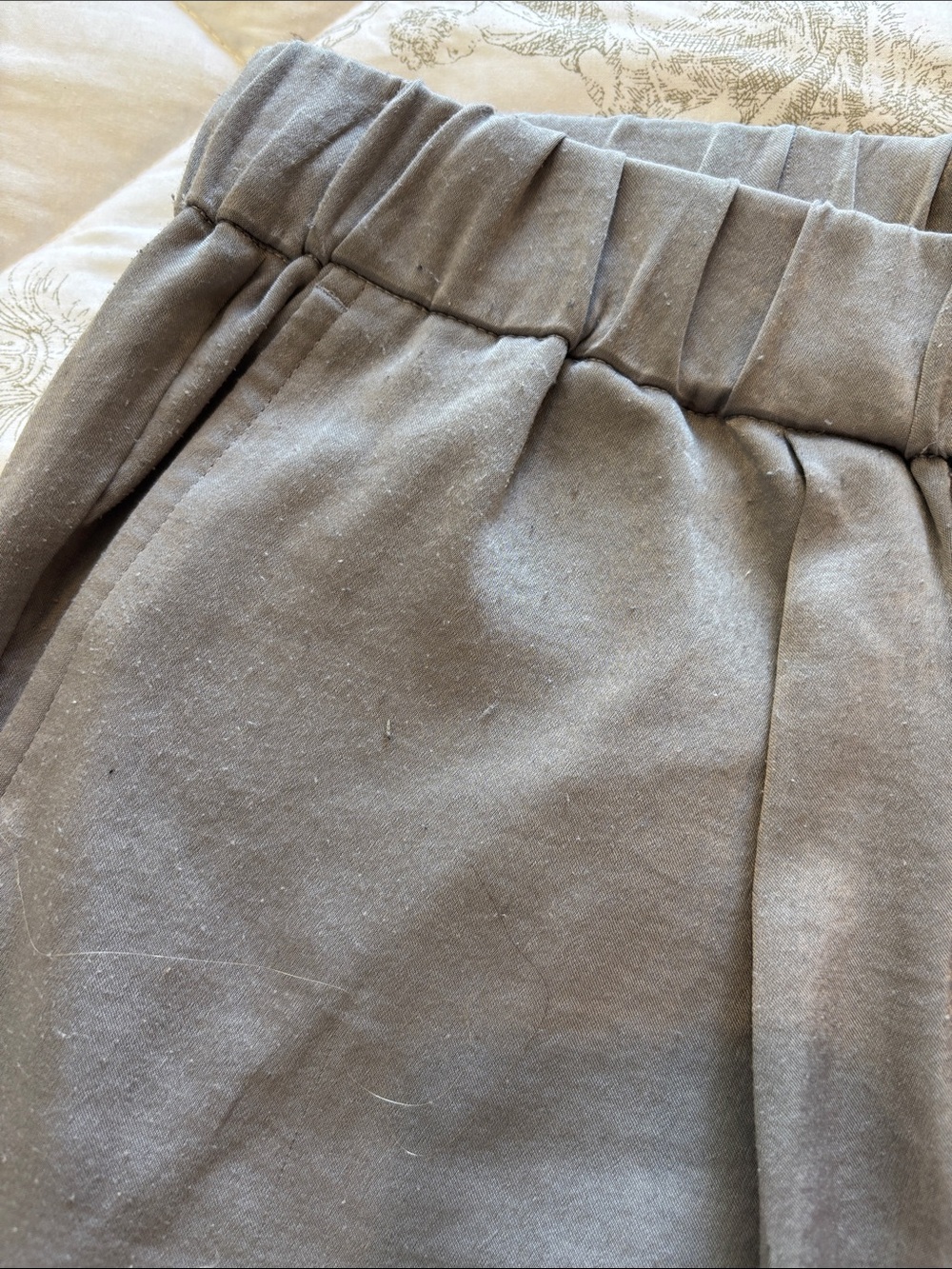 Gray Drawstring Pants - Picture 4 of 4